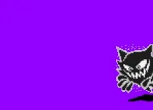 1920x1080 px background Haunter pokemon Simple Art HD Wallpaper