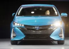 1920x1280 px 2016 Auto cars Hybrid in New Plug prime prius shows toyota York Art HD Wallpaper