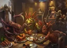 3000x1713 px blizzard creature demon fantasy game horns monster of warcraft world wow Art HD Wallpaper