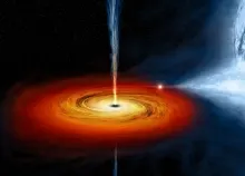 1920x1080 px black galaxy holes planet Quasars space stars Art HD Wallpaper