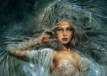 2560x1600 px art artwork creature God gods Medusa monster Art HD Wallpaper