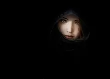 1920x1080 px Brown brunettes Cloaks eyes Portraits Redheads stare women Art HD Wallpaper