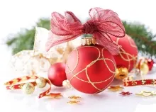 2560x1600 px Beautiful christmas gifts happy holiday Lights merry Santa snowman tree vacation Art HD Wallpaper