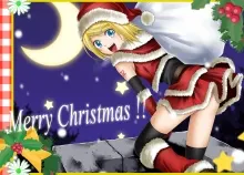 1920x1200 px blue christmas eyes Kagamine Rin vocaloid Art HD Wallpaper