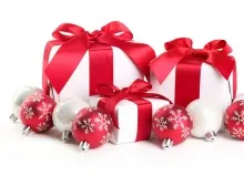 2560x1600 px Beautiful christmas gifts happy holiday Lights merry Santa snowman tree vacation Art HD Wallpaper
