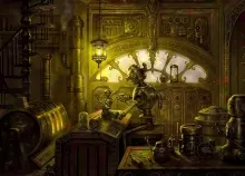 1920x1080 px adventure And click family fi graphic Machinarium point Puzzle robot sci Steampunk Art HD Wallpaper