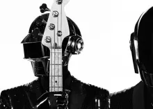 2000x1000 px 46 daft electro electronic fi house mask punk robot sci Art HD Wallpaper