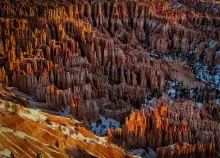 2400x1598 px bryce Canyon landscape mountains rocks sunset Utah winter Art HD Wallpaper