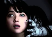 1920x1080 px Bunshinsaba Dark Evil film Ghost Grudge halloween horror Kayako macabre movie poster Ps Art HD Wallpaper