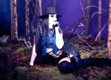 1600x900 px action babe Dark divas Fighting halloween sexy warrior wrestling wwe Art HD Wallpaper