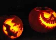 2048x1360 px Citrouille halloween Pumpkin Art HD Wallpaper
