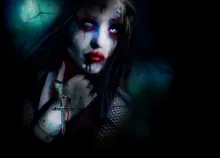 1600x1200 px art artistic artwork creepy Dark Evil fantasy halloween horror original psychedelic sca Art HD Wallpaper