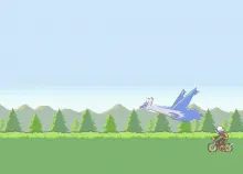 1920x1200 px Brendan games Latios Motorbikes pokemon Ruby vehicles video Art HD Wallpaper