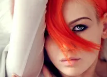 2560x1440 px eyes faces lips Redheads tagnotallowedtoosubjective women Art HD Wallpaper