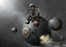 2560x1440 px astronaut fi NASA sci space Art HD Wallpaper