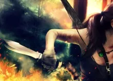 2560x1440 px action adventure croft fantasy lara Raider Tomb Art HD Wallpaper