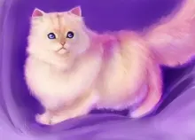 3425x2480 px animals art artwork baby cats Kitten painting Art HD Wallpaper