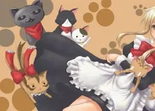 1920x1080 px anime blondes cats Girls Kaede Koi Maids Mizuno Nyamsus Nyan Art HD Wallpaper