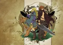 1920x1080 px animals artwork blondes cats fantasy Last Loofisto story swords the Tigers weapons wome Art HD Wallpaper