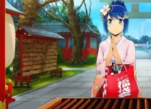 1920x1080 px 7 anime blue cats clothes Girls hair Japanese Madobe microsoft Nanami Os Praying smilin Art HD Wallpaper