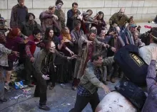 1920x1080 px Dark Dead Evil horror series Walking zombie Art HD Wallpaper